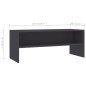 VidaXL TV-Schrank Grau 100x40x40 cm Holzwerkstoff VidaXL TV-Schrank Grau 100x40x40 cm Holzwerkstoff