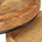 vidaXL 2-tlg. Couchtisch-Set Massivholz Mango und Stahl vidaXL 2-tlg. Couchtisch-Set Massivholz Mango und Stahl