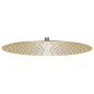 vidaXL Regenbrause Edelstahl 40 cm Rund Golden vidaXL Regenbrause Edelstahl 40 cm Rund Golden