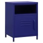 vidaXL Nachttisch Marineblau 35x35x51 cm Stahl vidaXL Nachttisch Marineblau 35x35x51 cm Stahl