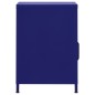 vidaXL Nachttisch Marineblau 35x35x51 cm Stahl vidaXL Nachttisch Marineblau 35x35x51 cm Stahl