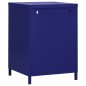 vidaXL Nachttisch Marineblau 35x35x51 cm Stahl vidaXL Nachttisch Marineblau 35x35x51 cm Stahl
