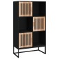 vidaXL Highboard Schwarz 70x35x125 cm Holzwerkstoff vidaXL Highboard Schwarz 70x35x125 cm Holzwerkstoff