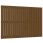 vidaXL Wand-Kopfteil Honigbraun 127,5x3x90 cm Massivholz Kiefer