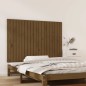 vidaXL Wand-Kopfteil Honigbraun 127,5x3x90 cm Massivholz Kiefer