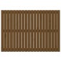 vidaXL Wand-Kopfteil Honigbraun 127,5x3x90 cm Massivholz Kiefer