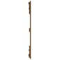vidaXL Wand-Kopfteil Honigbraun 127,5x3x90 cm Massivholz Kiefer