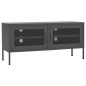vidaXL TV-Schrank Anthrazit 105x35x50 cm Stahl vidaXL TV-Schrank Anthrazit 105x35x50 cm Stahl