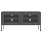 vidaXL TV-Schrank Anthrazit 105x35x50 cm Stahl vidaXL TV-Schrank Anthrazit 105x35x50 cm Stahl