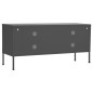 vidaXL TV-Schrank Anthrazit 105x35x50 cm Stahl vidaXL TV-Schrank Anthrazit 105x35x50 cm Stahl