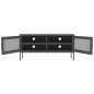 vidaXL TV-Schrank Anthrazit 105x35x50 cm Stahl vidaXL TV-Schrank Anthrazit 105x35x50 cm Stahl