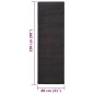 vidaXL Teppich Natur Sisal 80x250 cm Schwarz vidaXL Teppich Natur Sisal 80x250 cm Schwarz