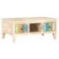 vidaXL Couchtisch 100x55x40 cm Raues Akazienholz vidaXL Couchtisch 100x55x40 cm Raues Akazienholz