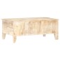 vidaXL Couchtisch 100x55x40 cm Raues Akazienholz vidaXL Couchtisch 100x55x40 cm Raues Akazienholz