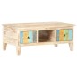 vidaXL Couchtisch 100x55x40 cm Raues Akazienholz vidaXL Couchtisch 100x55x40 cm Raues Akazienholz