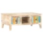 vidaXL Couchtisch 100x55x40 cm Raues Akazienholz vidaXL Couchtisch 100x55x40 cm Raues Akazienholz