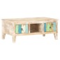 vidaXL Couchtisch 100x55x40 cm Raues Akazienholz vidaXL Couchtisch 100x55x40 cm Raues Akazienholz