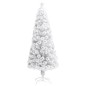 vidaXL Künstlicher Weihnachtsbaum mit LED Weiß 240 cm Glasfaser vidaXL Künstlicher Weihnachtsbaum mit LED Weiß 240 cm Glasfaser