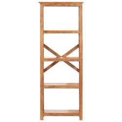 vidaXL Bücherregal 60x30x160 cm Massivholz mit Honigfarbenem Finish