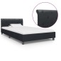 vidaXL Bettgestell Schwarz Kunstleder 90 x 200 cm vidaXL Bettgestell Schwarz Kunstleder 90 x 200 cm
