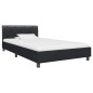 vidaXL Bettgestell Schwarz Kunstleder 90 x 200 cm vidaXL Bettgestell Schwarz Kunstleder 90 x 200 cm