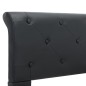 vidaXL Bettgestell Schwarz Kunstleder 90 x 200 cm vidaXL Bettgestell Schwarz Kunstleder 90 x 200 cm