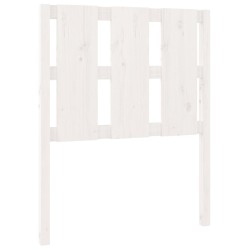 vidaXL Kopfteil Weiß 80,5x4x100 cm Massivholz Kiefer