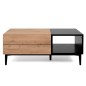 Finori Couchtisch Nola 55A Artisan-Eiche und Schwarz Finori Couchtisch Nola 55A Artisan-Eiche und Schwarz
