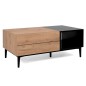 Finori Couchtisch Nola 55A Artisan-Eiche und Schwarz Finori Couchtisch Nola 55A Artisan-Eiche und Schwarz