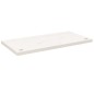 vidaXL Schreibtischplatte Weiß 80x40x2,5 cm Massivholz Kiefer vidaXL Schreibtischplatte Weiß 80x40x2,5 cm Massivholz Kiefer