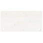 vidaXL Schreibtischplatte Weiß 80x40x2,5 cm Massivholz Kiefer vidaXL Schreibtischplatte Weiß 80x40x2,5 cm Massivholz Kiefer