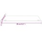 vidaXL Schreibtischplatte Weiß 80x40x2,5 cm Massivholz Kiefer vidaXL Schreibtischplatte Weiß 80x40x2,5 cm Massivholz Kiefer