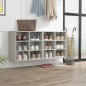 vidaXL Schuhregale 2 Stk. Betongrau 52,5x30x50 cm vidaXL Schuhregale 2 Stk. Betongrau 52,5x30x50 cm