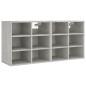 vidaXL Schuhregale 2 Stk. Betongrau 52,5x30x50 cm vidaXL Schuhregale 2 Stk. Betongrau 52,5x30x50 cm