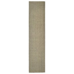 vidaXL Teppich Natur Sisal 80x350 cm Taupe