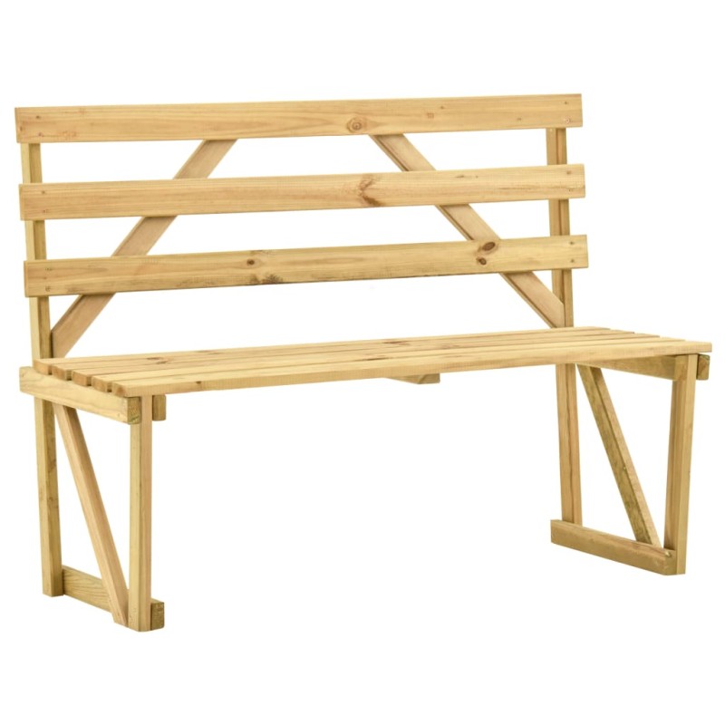 vidaXL Gartenbank 120 cm Imprägniertes Kiefernholz vidaXL Gartenbank 120 cm Imprägniertes Kiefernholz