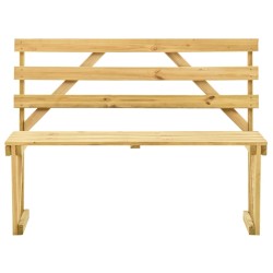 vidaXL Gartenbank 120 cm Imprägniertes Kiefernholz	