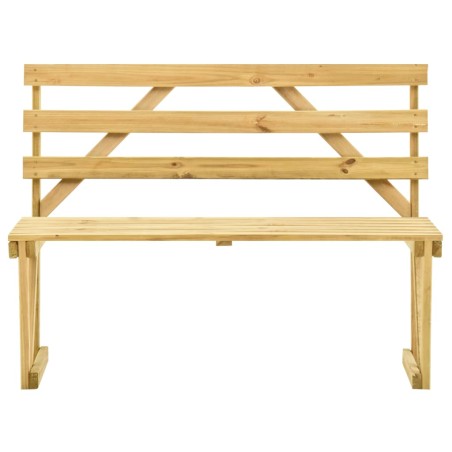 vidaXL Gartenbank 120 cm Imprägniertes Kiefernholz	