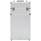 vidaXL Kosmetikkoffer Aluminium Silbern vidaXL Kosmetikkoffer Aluminium Silbern