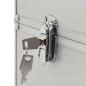 vidaXL Kosmetikkoffer Aluminium Silbern vidaXL Kosmetikkoffer Aluminium Silbern