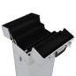 vidaXL Kosmetikkoffer Aluminium Silbern vidaXL Kosmetikkoffer Aluminium Silbern