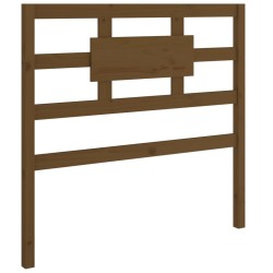 vidaXL Kopfteil Honigbraun 105,5x4x100 cm Massivholz Kiefer