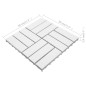vidaXL Terrassenfliesen 10 Stk. Weiß 30x30 cm Massivholz Akazie vidaXL Terrassenfliesen 10 Stk. Weiß 30x30 cm Massivholz Akazie