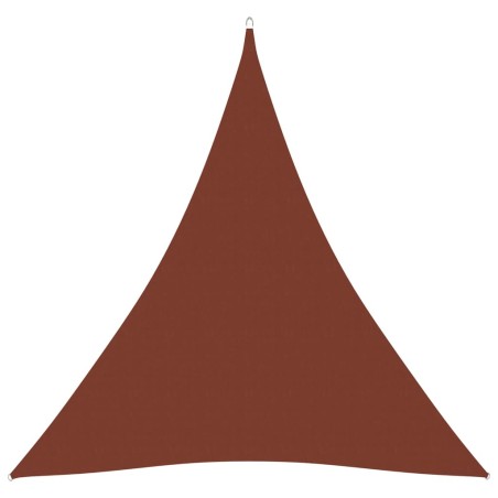 vidaXL Sonnensegel Oxford-Gewebe Dreieckig 4x4x4 m Terracotta-Rot