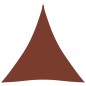 vidaXL Sonnensegel Oxford-Gewebe Dreieckig 4x4x4 m Terracotta-Rot