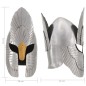 vidaXL Mittelalterlicher Fantasy Ritter-Helm für LARP Replik Silbern Stahl vidaXL Mittelalterlicher Fantasy Ritter-Helm für LARP Replik Silbern Stahl