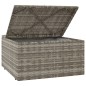 vidaXL 3-tlg. Garten-Lounge-Set mit Kissen Grau Poly Rattan vidaXL 3-tlg. Garten-Lounge-Set mit Kissen Grau Poly Rattan