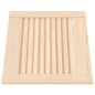 vidaXL Schranktüren Lamellen-Design 4 Stk. 39,5x39,4 cm Massivholz vidaXL Schranktüren Lamellen-Design 4 Stk. 39,5x39,4 cm Massivholz