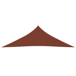 vidaXL Sonnensegel Oxford-Gewebe Dreieckig 5x5x6 m Terracotta-Rot