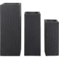 vidaXL Garten-Hochbeete 3-tlg. Poly Rattan Schwarz vidaXL Garten-Hochbeete 3-tlg. Poly Rattan Schwarz